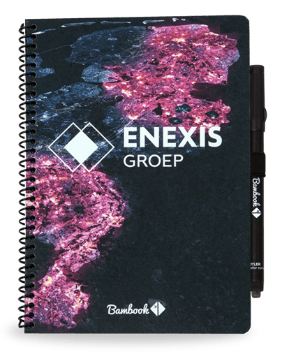 Bambook softcover A5 notitieboekje met full colour bedrukking