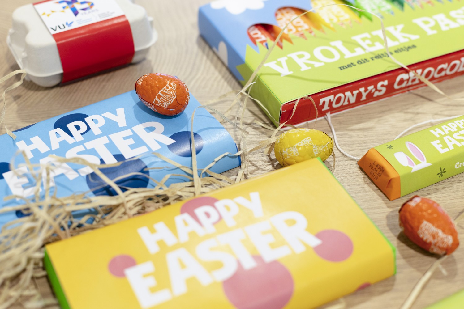 Tony's Chocolonely påskebar med omslag