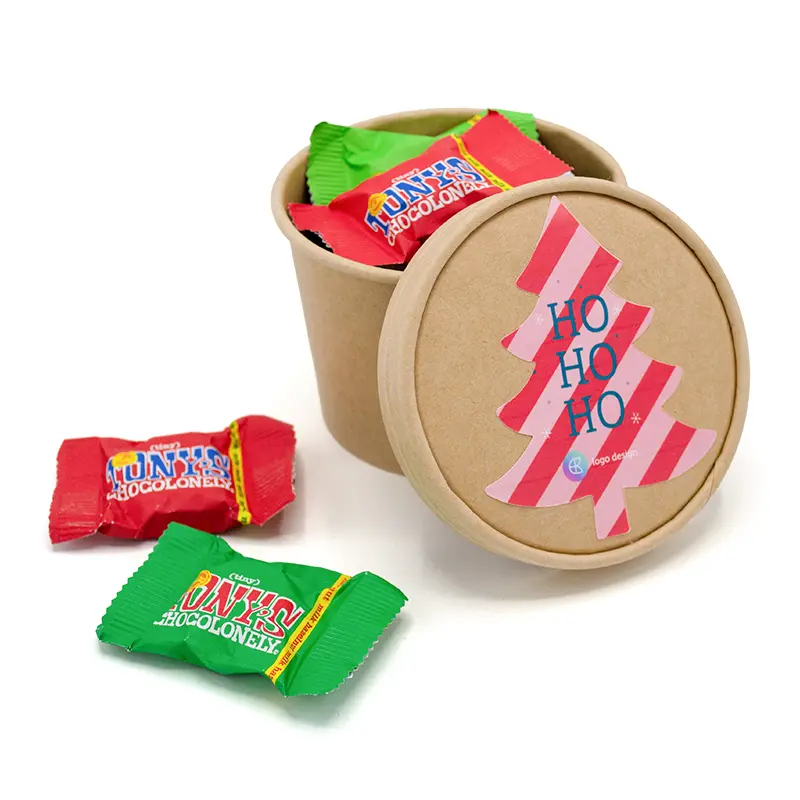 Tony’s Chocolonely kerstproeverij met gepersonaliseerde verpakking