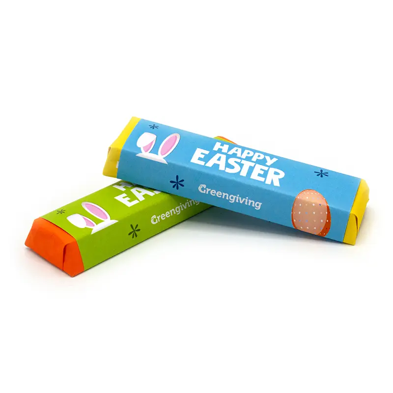 Tony’s Chocolonely-påskebar med fuldfarvet trykt omslag