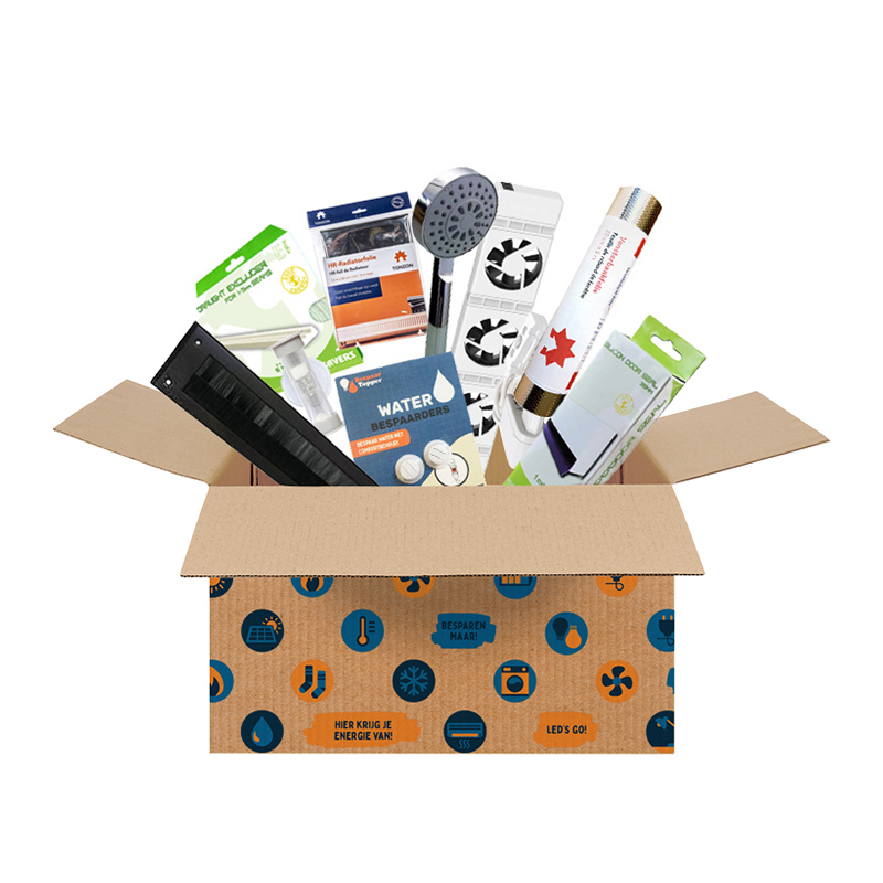 Energibesparelsesboks stor gas og vand