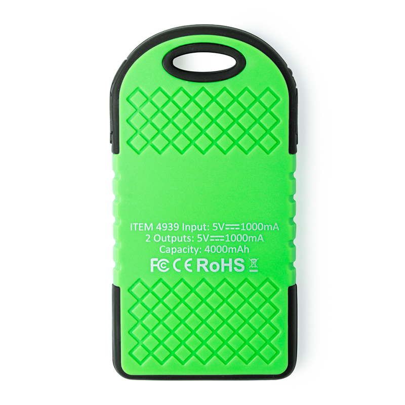 Solcelle powerbank 4000 mAh - Billede 2