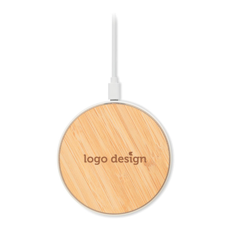 Rund trådløs oplader