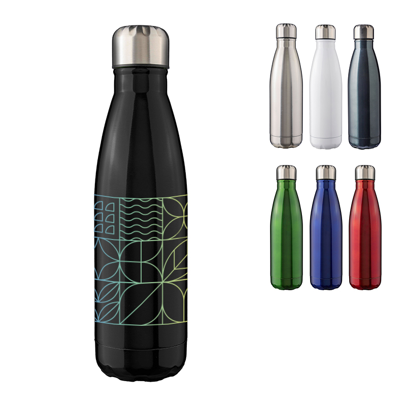 Drikkeflaske i genanvendt rustfrit stål