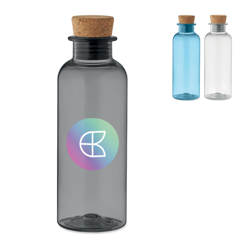 Drikkeflaske med korklåg