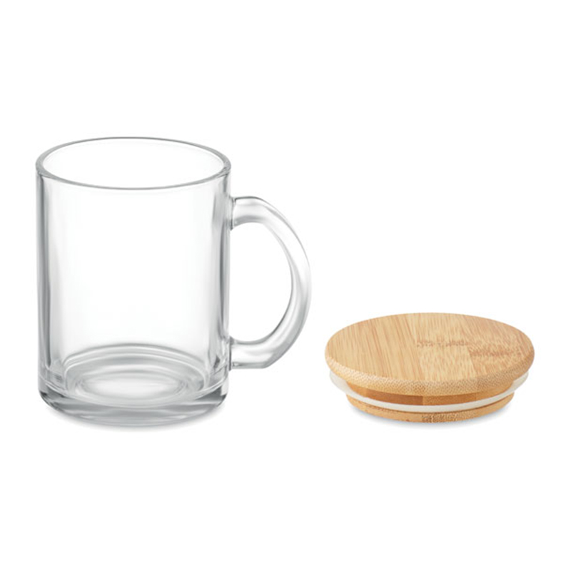 Glaskrus med bambuslaag - Billede 2