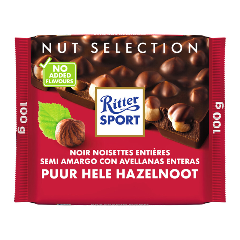 Ritter Sport (nødder) egen indpakning - Billede 4