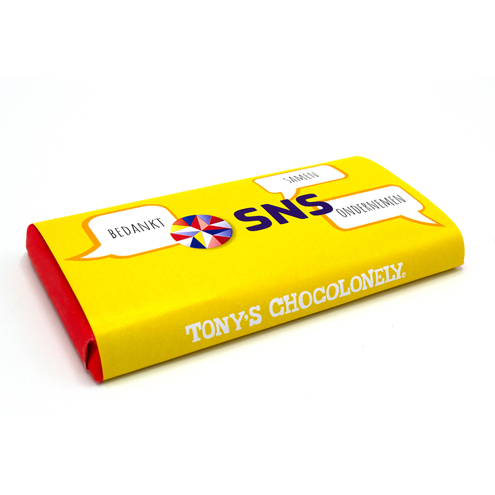 Tony’s Chocolonely (180 g) med egen wrapper