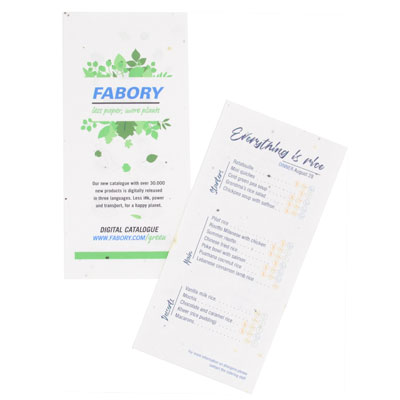 Frøpapir DIN lang | 200 g/m² - Billede 2