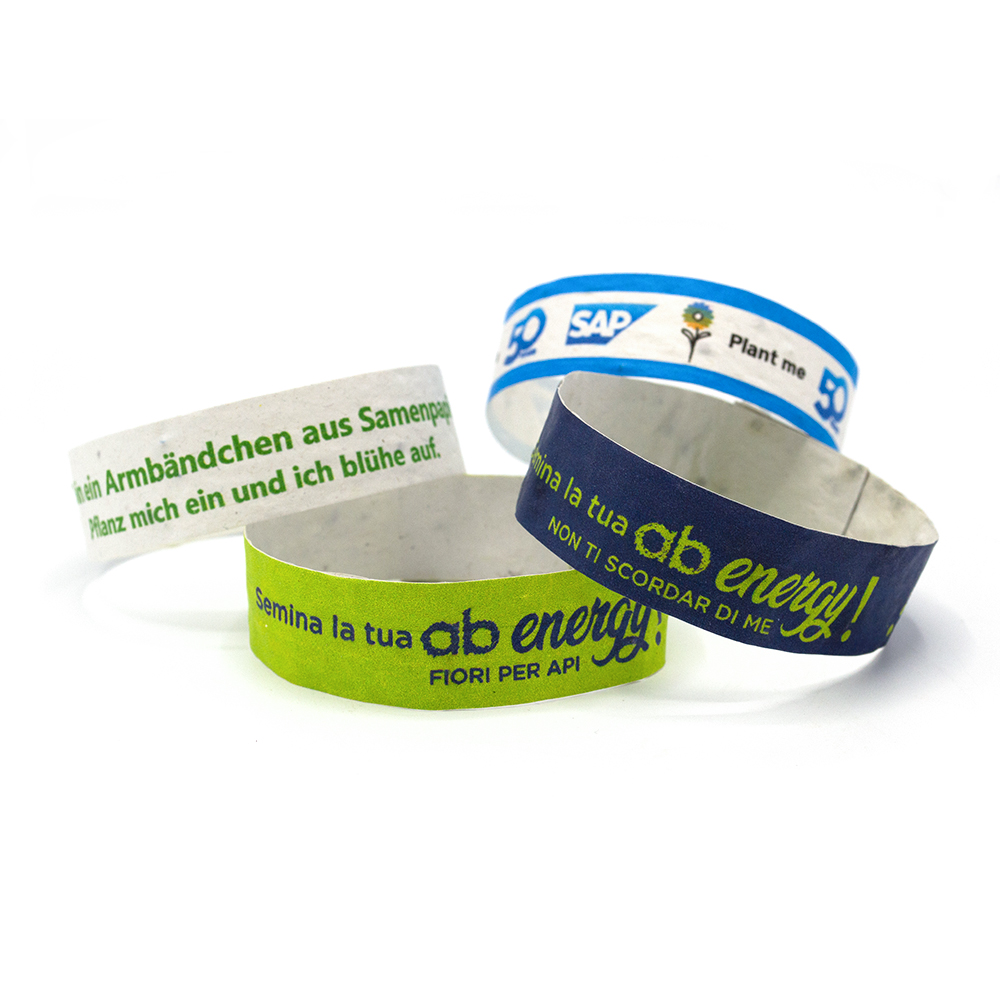 Frøpapir festivalarmbånd | 200 g/m²