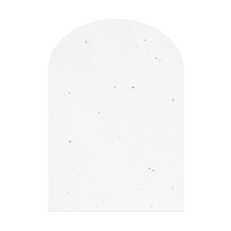 Frøpapirkort A5 halvrund | 200 g/m² - Billede 2