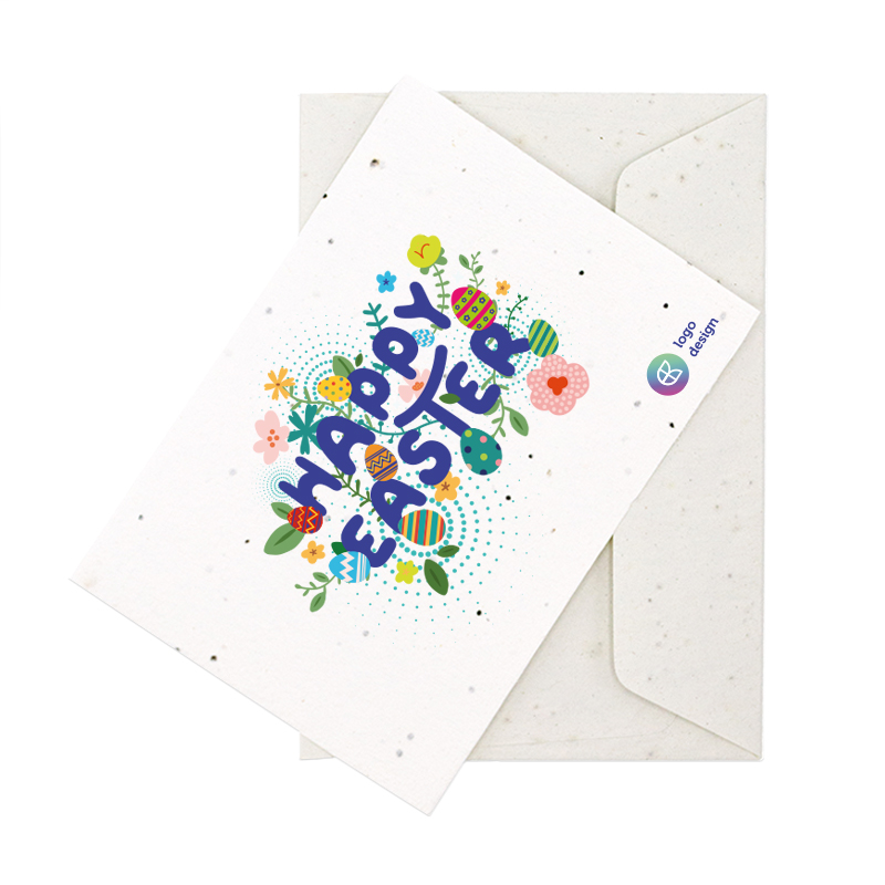 Fropapir påskekort A6