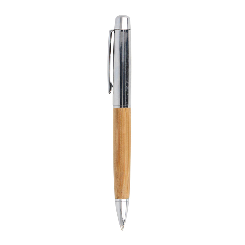 Bambus-pen i etui - Billede 3