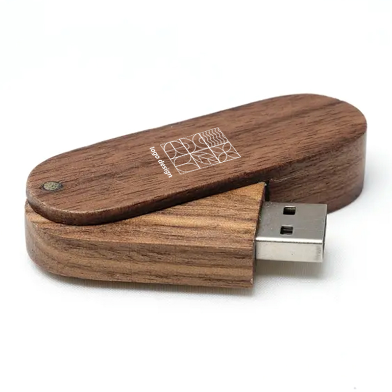 Sammenklappelig USB i træ