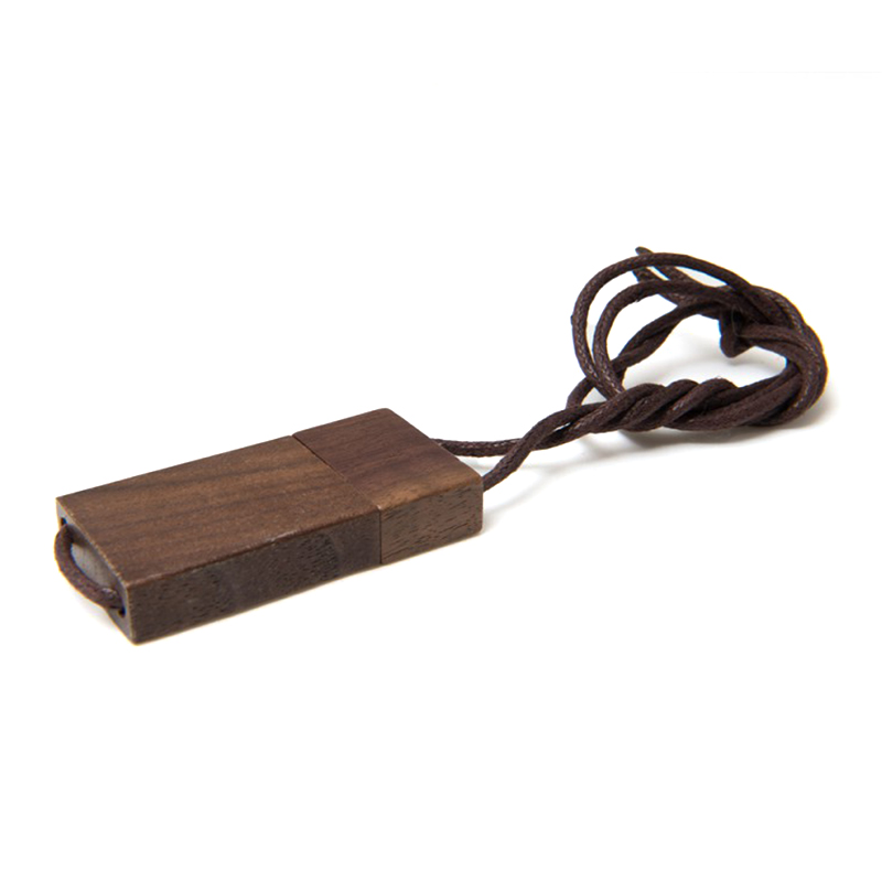 Træ USB-stick med snor - Billede 5