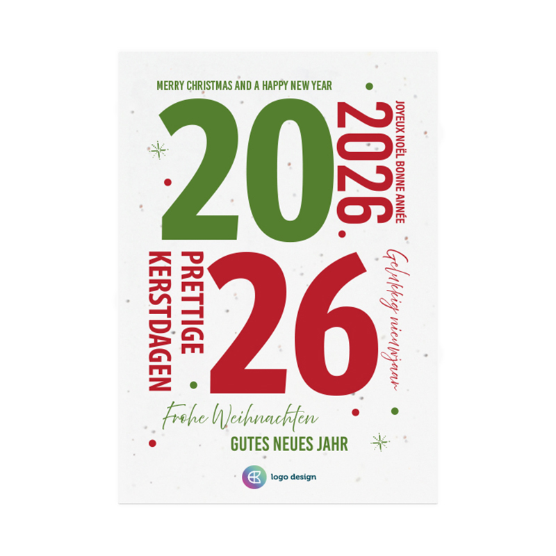 Froepapir julekort A5