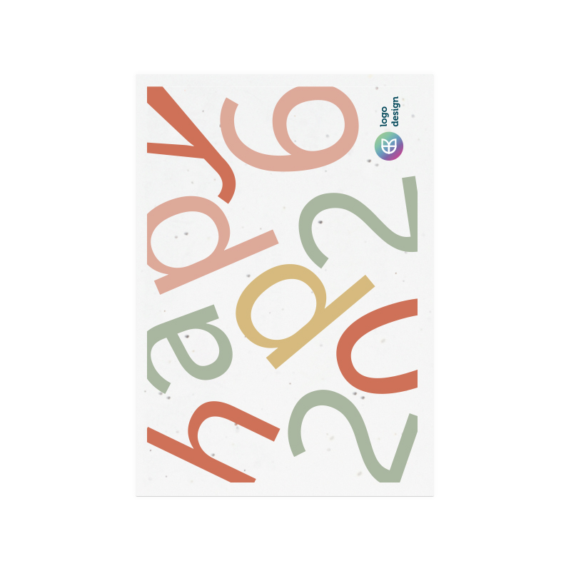 Julekort frøpapir A6