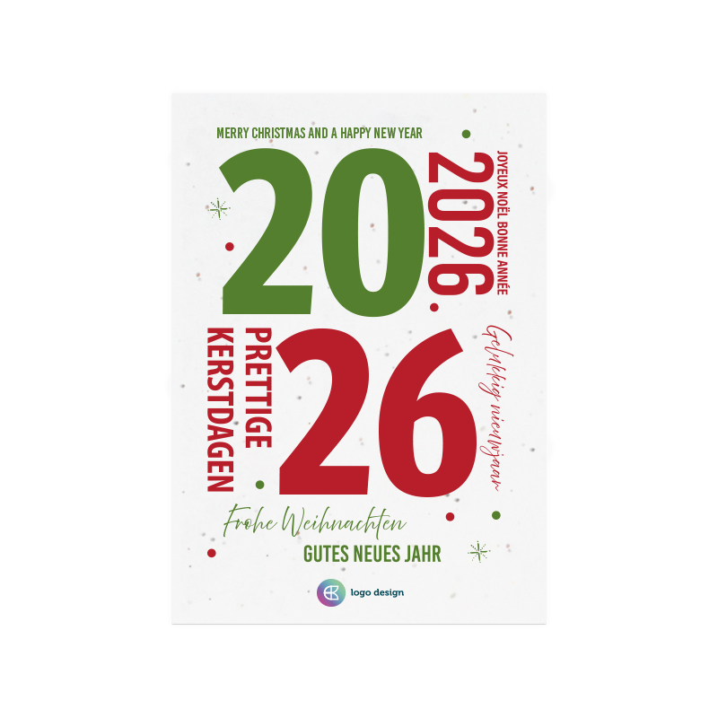 Frøpapir A6 jul | 200 g/m²