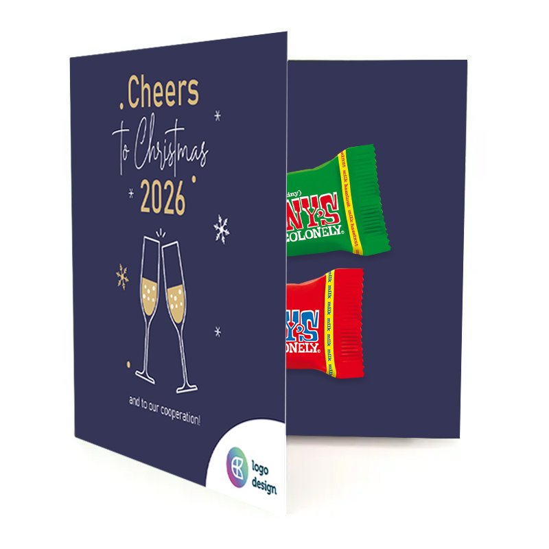 Julekort med 2 Tiny Tony's