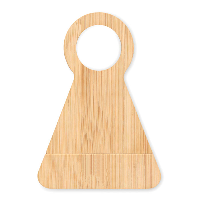 2-i-1 flaskeholder i bambus - Billede 4