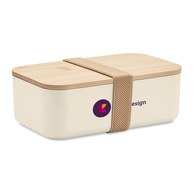 Madkasse i majs med bambuslåg