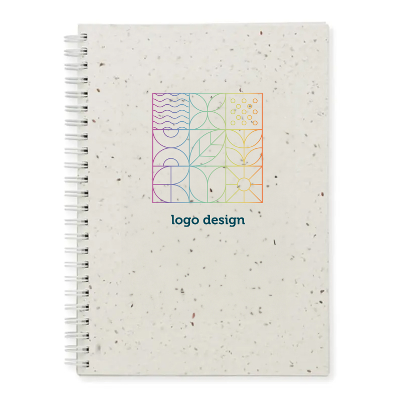 A5 notesbog af frøpapir