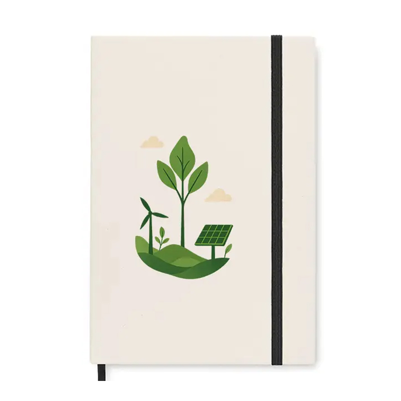 A5 notesbog af genanvendte mælkekartoner