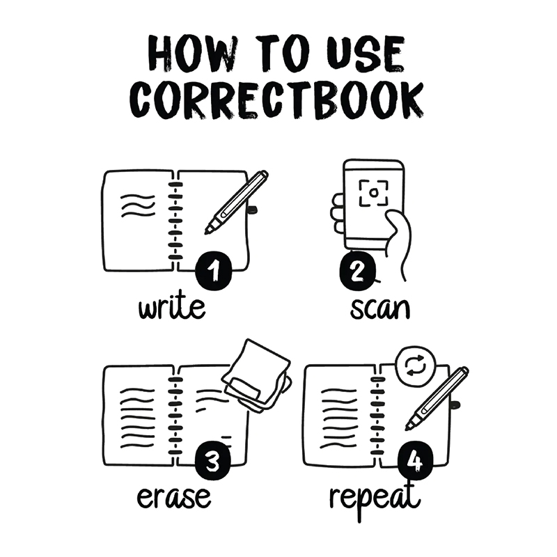 Correctbook A6 notesbog - Billede 2