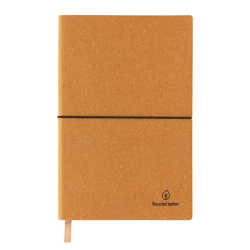 Notesbog A5 i genanvendt læder - Billede 8