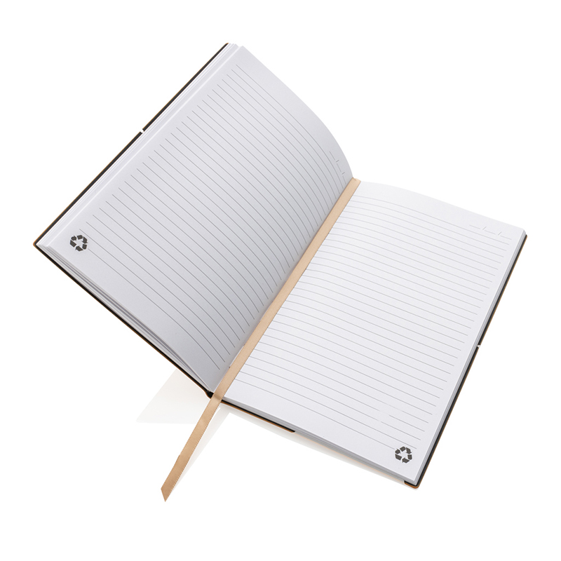 Notesbog A5 i genanvendt læder - Billede 3