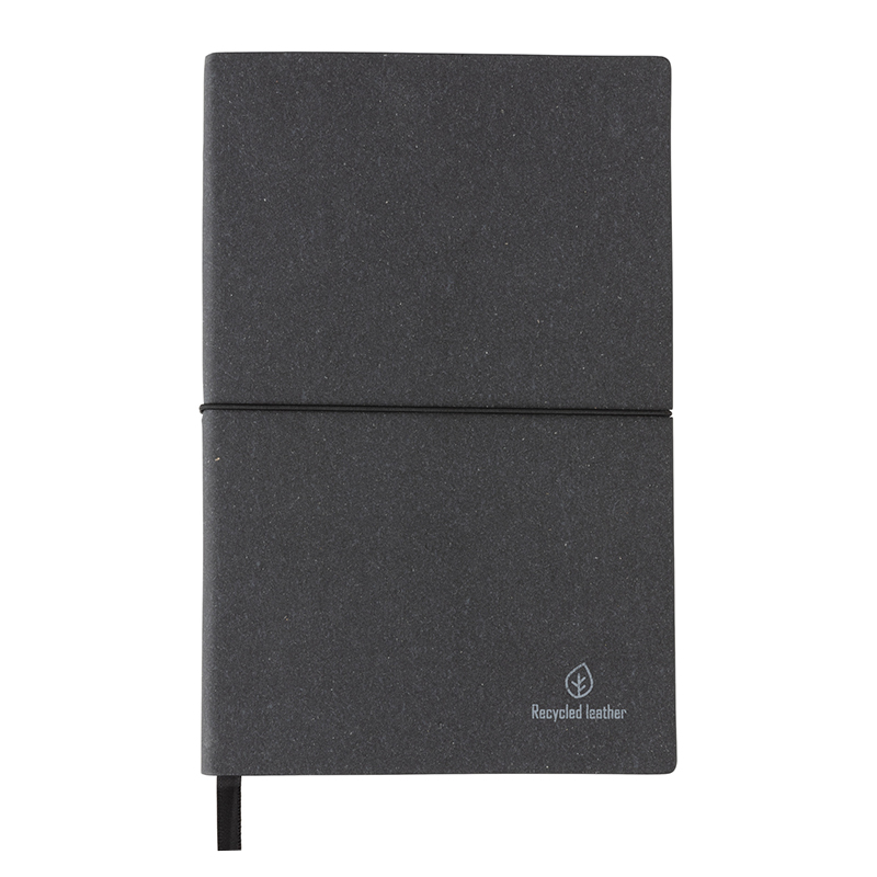 Notesbog A5 i genanvendt læder - Billede 6