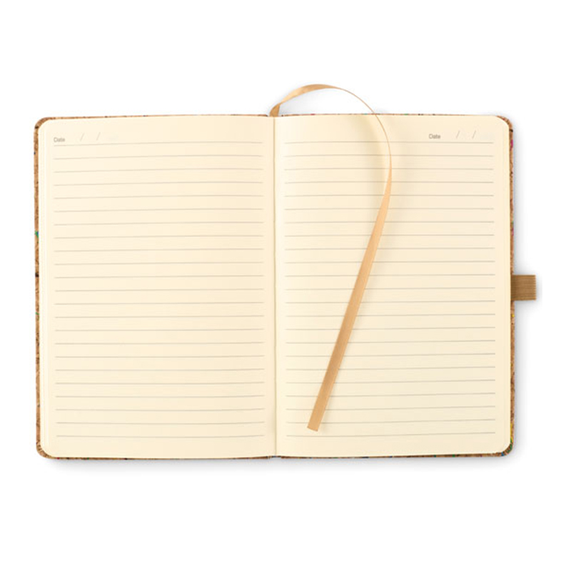 Notesbog i farvet kork - Billede 3
