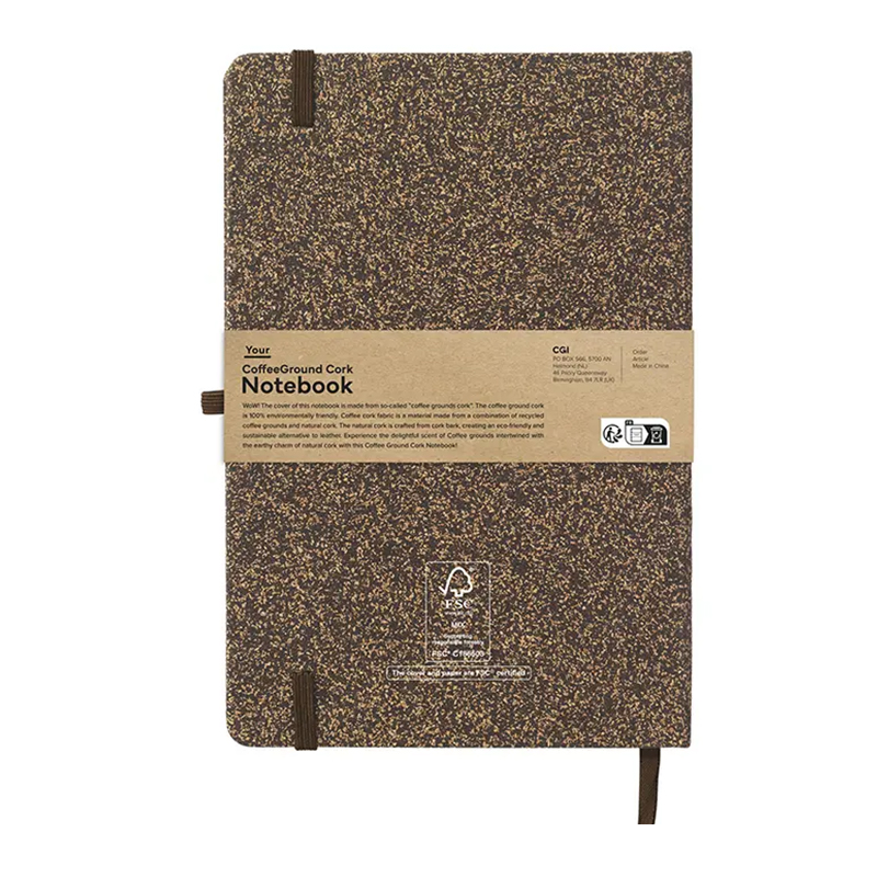 Notesbog af kaffegrums A5 - Billede 2
