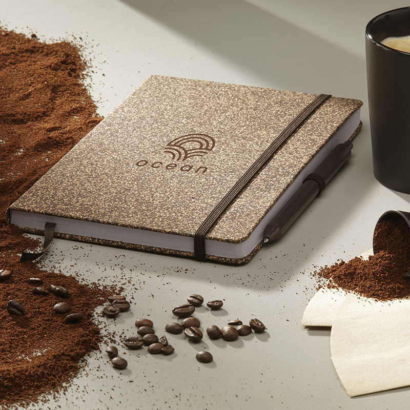 Notesbog af kaffegrums A5 - Billede 5