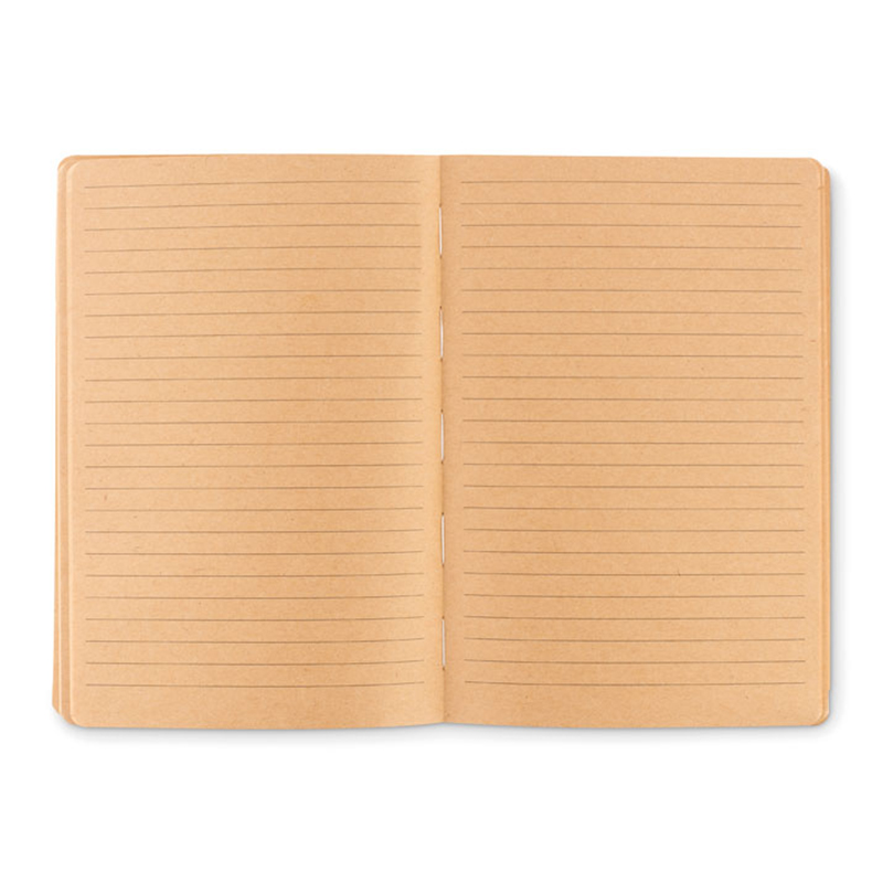 Notesbog i kork med linjer - Billede 2