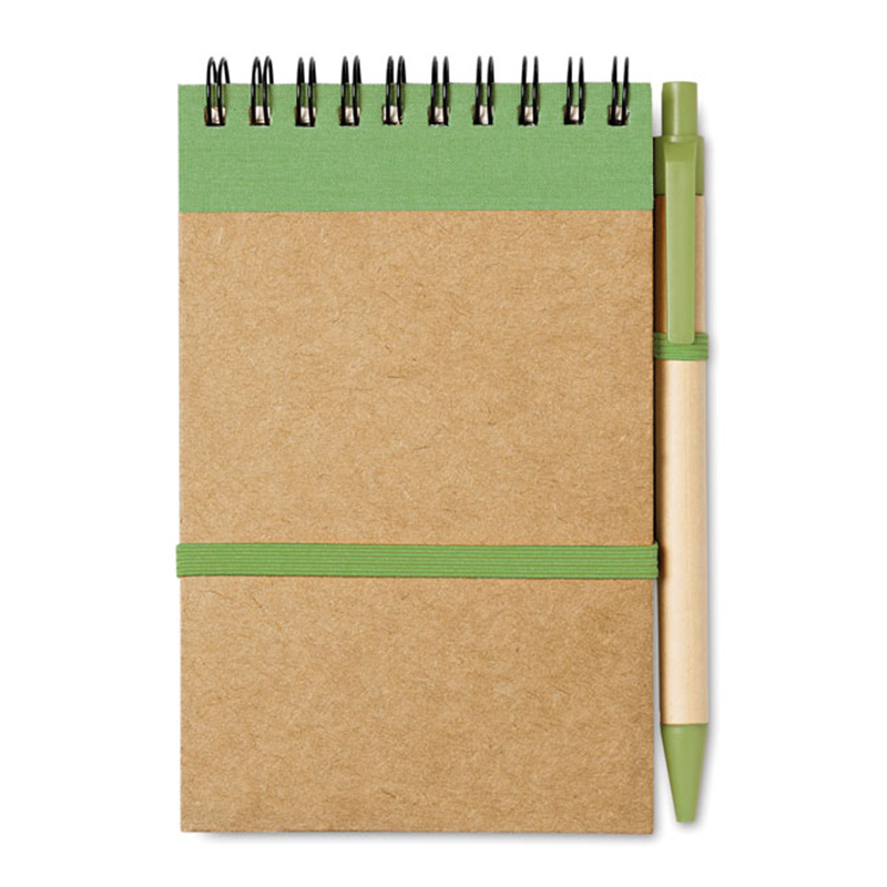 Eco notesbog med kuglepen - Billede 5