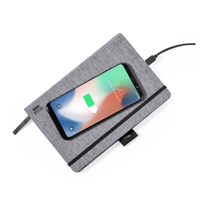 RPET notesbog med oplader - Billede 2