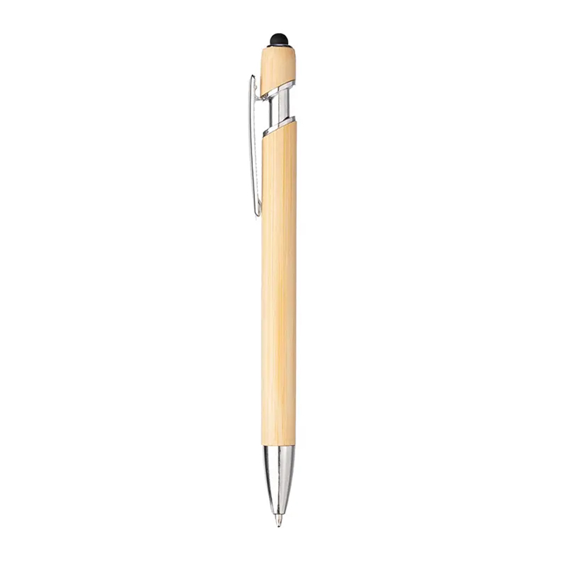 Bambus-pen med stylus - Billede 2