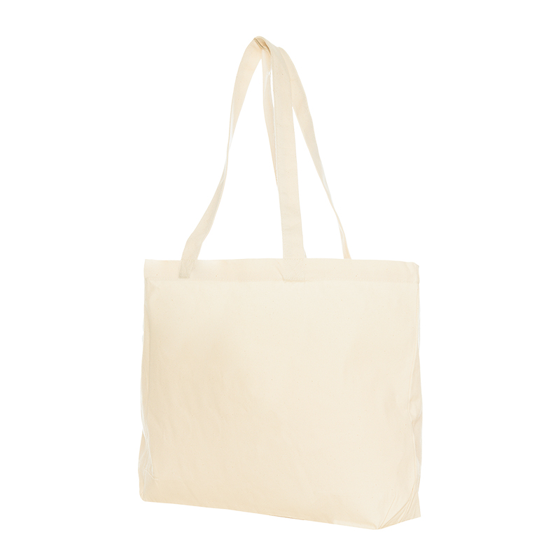 Stor canvas shopper | ecru - Billede 2