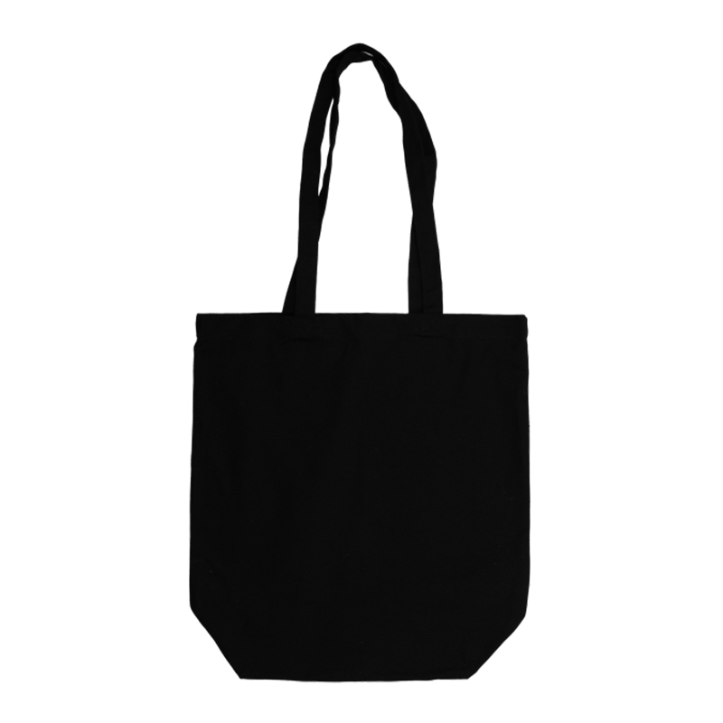Lille canvas shopper sort - Billede 2