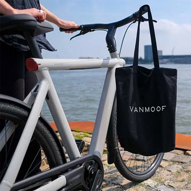 Lille canvas shopper sort - Billede 4
