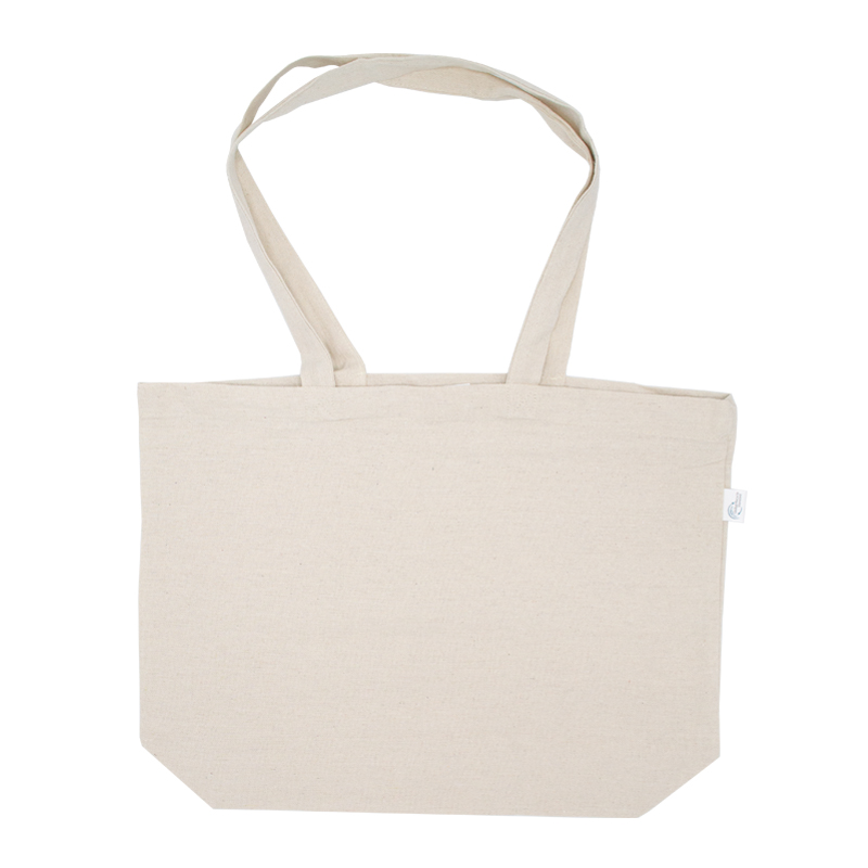Ecru genanvendt shopper | 250 g/m² - Billede 2