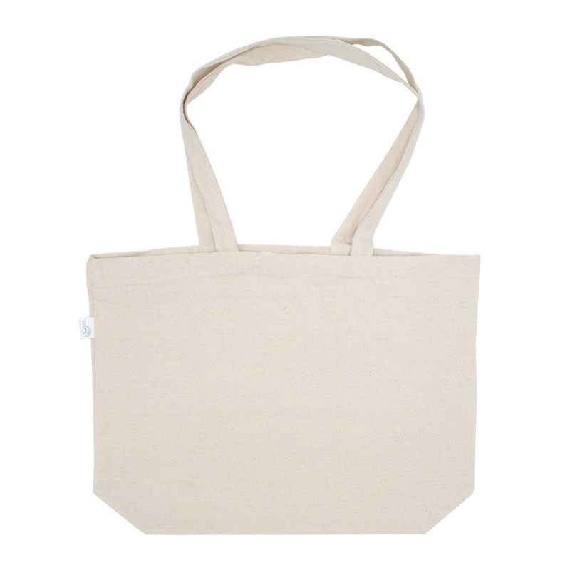 Ecru genanvendt shopper | 250 g/m² - Billede 3