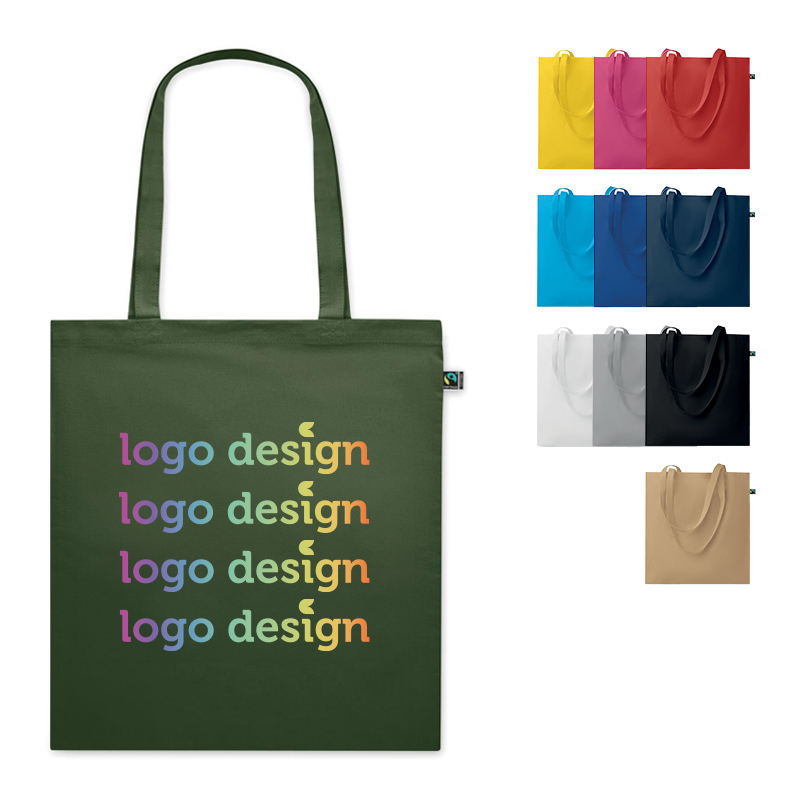 Fairtrade farvet mulepose