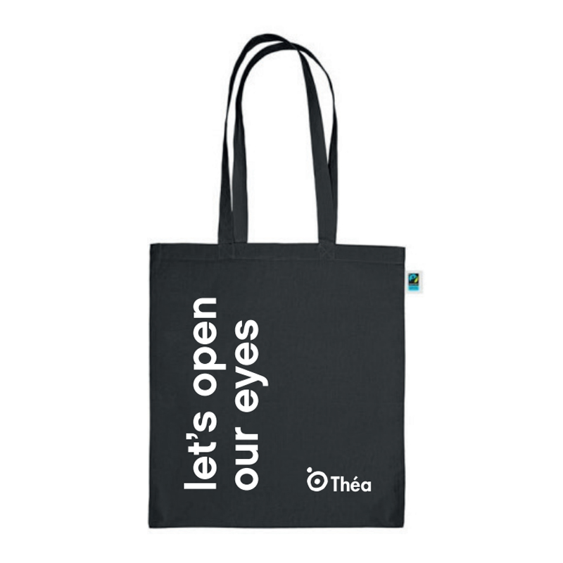 Fairtrade bærepose sort