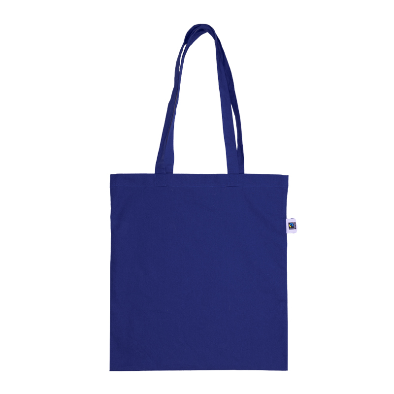 Fairtrade bomuldstaske farvet - Billede 2