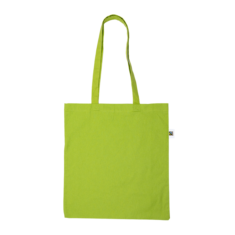 Fairtrade bomuldstaske farvet - Billede 3