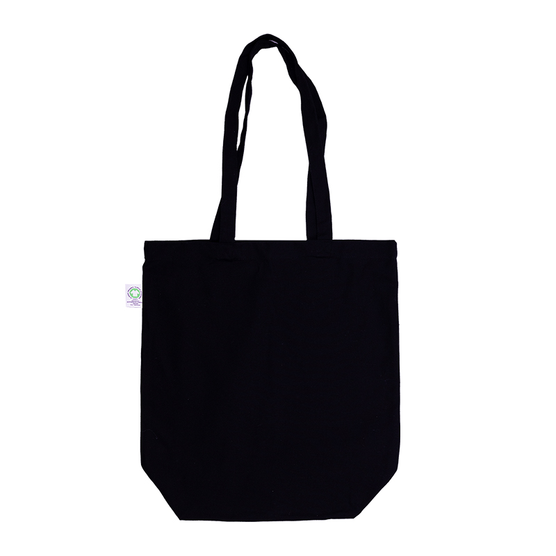 Fairtrade shopper canvas sort - Billede 2