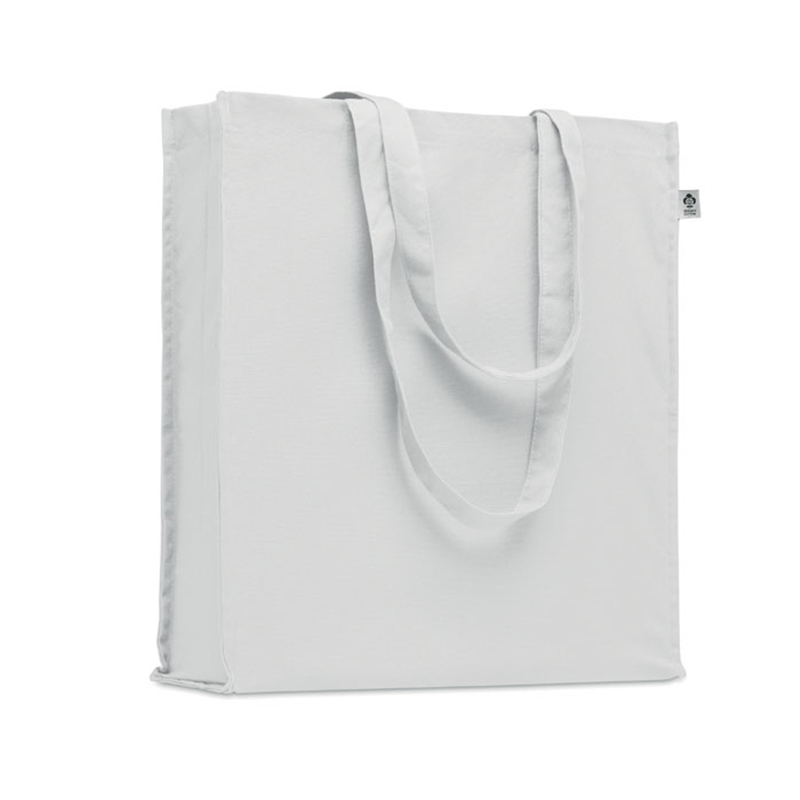 Fairtrade taske med sidefold - Billede 3