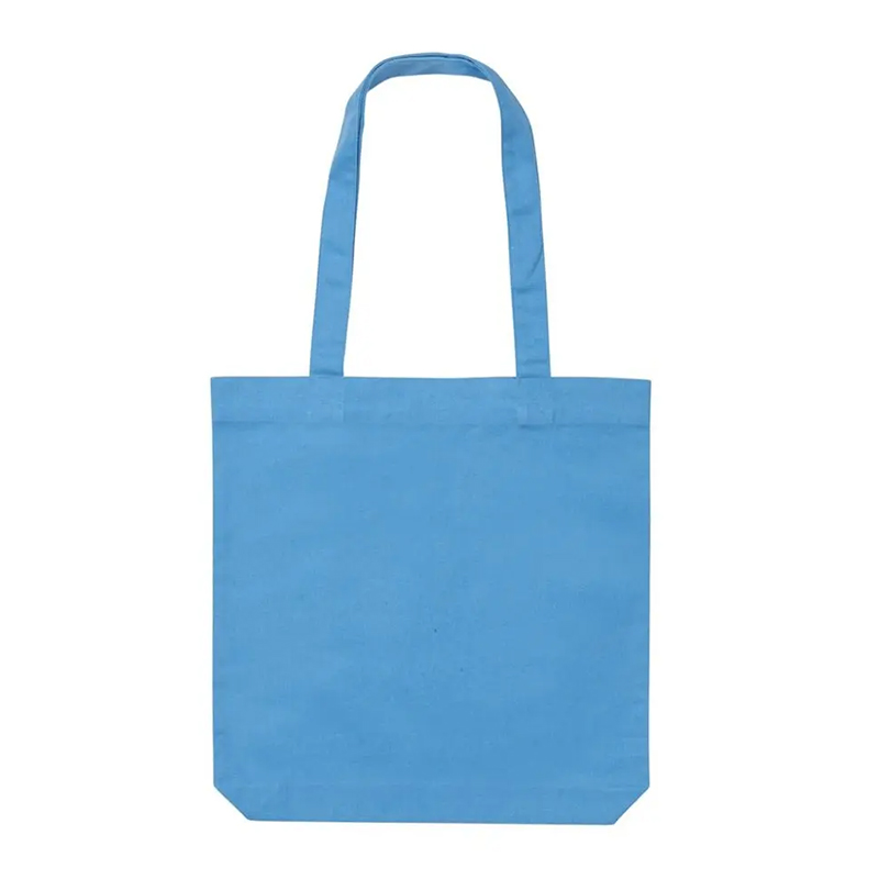 Farvet canvas mulepose - Billede 5